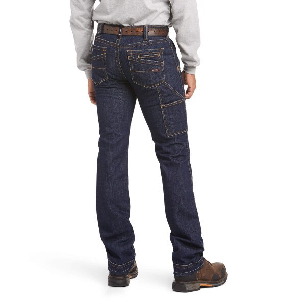 Ariat FR M7 Straight Leg Jean in Rinse Wash